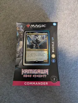 WOTC MTG Commander Kamigawa Neon Dynasty Buckle Up New Sealed - Image 1