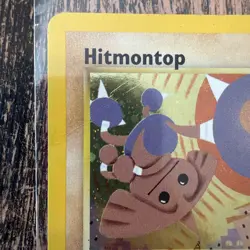 Pokemon TCG Vintage Base Set Lot of 12 Cards Holo Hitmontop Bulbasaur Pikachu - Image 3