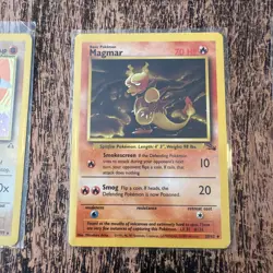 Pokemon TCG Vintage Base Set Lot of 12 Cards Holo Hitmontop Bulbasaur Pikachu - Image 5