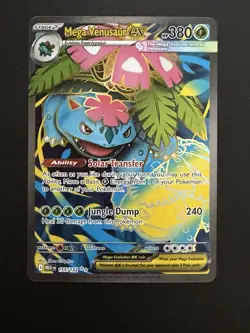 2025 Pokemon MEG EN-Mega Evolutions #155 Mega Venusaur ex UR - Image 1