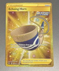 Echoing Horn Secret Rare Gold 225/198 - SWSH06: Chilling Reign NM Pokemon TCG - Image 1