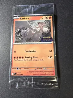 Pokemon Phantasmal Flames Reshiram 017/094 Promo Stamped Sealed TCG - Image 1