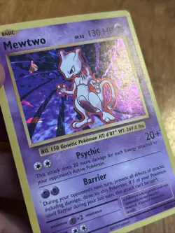 Pokemon TCG Mewtwo XY Evolutions 51/108 Cracked Ice Holo Rare HP - Image 2