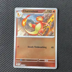 Charmeleon 012/094 Reverse Holo Pokemon TCG: Phantasmal Flames Near Mint (NM) - Image 1