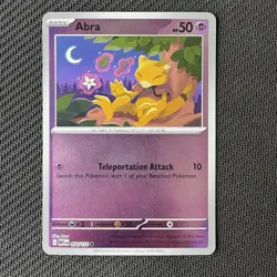 Abra 054/132 Reverse Holo Pokemon TCG: Mega Evolution Near Mint (NM) - Image 1