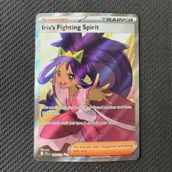Iris's Fighting Spirit 180/159 Pokemon TCG: Journey Together Near Mint (NM) Full - Image 1