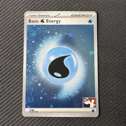 Basic Water Energy HOLO Play! Pokemon Prize Pack Series 8 Stamped (NM) - Image 1
