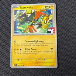 Tapu Koko 065/191 Non-Holo Play! Pokemon Prize Pack Series 7 Stamped Near Mint - Image 1