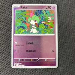 Ralts 058/132 Reverse Holo Pokemon TCG: Mega Evolution Near Mint (NM) - Image 1