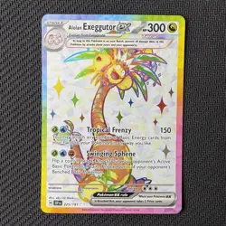 Alolan Exeggutor ex 225/191 Pokemon TCG: Surging Sparks Near Mint (NM) - Image 1