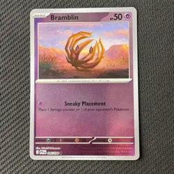 Bramblin 046/094 Reverse Holo Pokemon TCG: Phantasmal Flames Near Mint (NM) - Image 1
