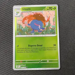 Gloom 002/094 Reverse Holo Pokemon TCG: Phantasmal Flames Near Mint NM - Image 1