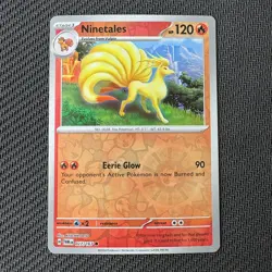 Ninetales 027/167 Reverse Holo Pokemon TCG: Twilight Masquerade Near Mint (NM) - Image 1