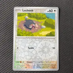 Lechonk 180/197 Reverse Holo Pokemon TCG: Obsidian Flames Near Mint (NM) - Image 1