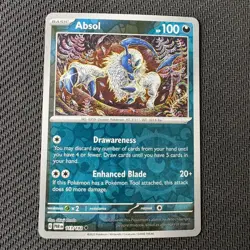 Absol 113/182 Reverse Holo Pokemon TCG: Paradox Rift Near Mint (NM) - Image 1