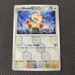 Meowth 048/064 Reverse Holo Pokemon TCG: Shrouded Fable Near Mint (NM) - Image 1