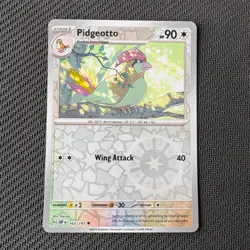 Pidgeotto 163/197 Reverse Holo Pokemon TCG: Obsidian Flames Near Mint (NM) - Image 1