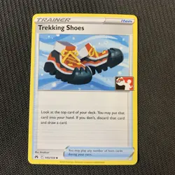 Trekking Shoes 145/159 Non-Holo Play! Pokemon Prize Pack Series 3 Stamped (NM) - Image 1