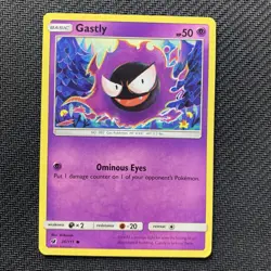 Gastly 36/111 Pokemon TCG: Crimson Invasion Lightly Played (LP) - Image 1
