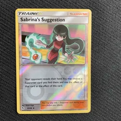 Sabrina's Suggestion 65/68 Reverse Holo Pokemon TCG: Hidden Fates - Image 1