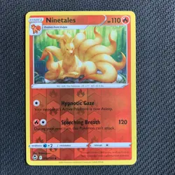 Ninetales 018/195 Reverse Holo Pokemon TCG: Silver Tempest Near Mint (NM) - Image 1