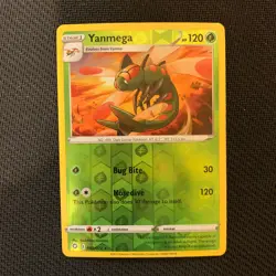 Yanmega 002/072 Reverse Holo Pokemon TCG: Shining Fates Near Mint (NM) Rare - Image 1