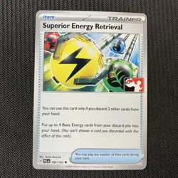Superior Energy Retrieval 189/193 Non-Holo Play! Pokemon Prize Pack Series 4 - Image 1