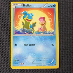 Shellos 28/114 Pokemon TCG: Steam Siege Lightly Played (LP) - Image 1
