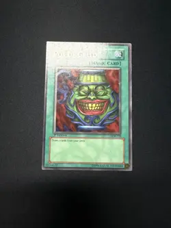 Pot of Greed LOB-119 The Legend of Blue Eyes White Dragon 1st Edition LP - Image 1