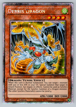 Debris Dragon Yugioh RA03-EN214 Platinum Secret Rare PSR NM - Image 1