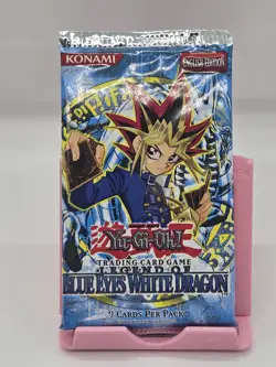 Yu-Gi-Oh! Legend of Blue Eyes White Dragon LOB Booster Pack English Sealed - Image 1