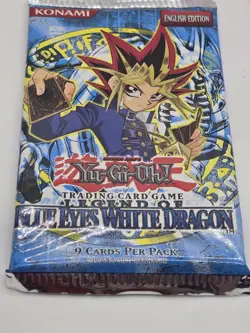 Yu-Gi-Oh! Legend of Blue Eyes White Dragon LOB Booster Pack English Sealed - Image 4