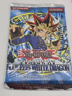 Yu-Gi-Oh! Legend of Blue Eyes White Dragon LOB Booster Pack English Sealed - Image 5