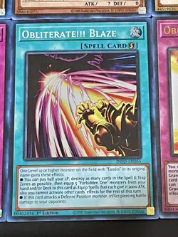 Exodia Full 5 Piece Set + Incarnate + Obliterate!!! + Blaze + Rage | YuGiOh! - Image 4