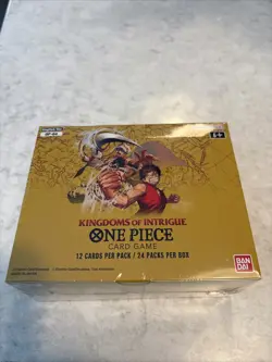 One Piece English OP-04 Kingdoms of Intrigue Booster Box Sealed - Image 1