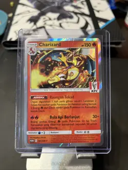 Pokemon Charizard 181/SM-P KFC Kentucky Fried Chicken Promo Card - Image 1