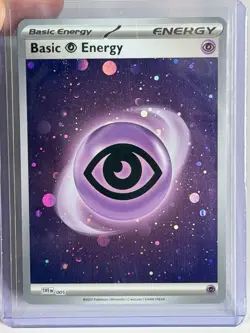 HD Psychic Energy Cosmos Holo SVE MEW 005 151 Pokemon Card - Image 1