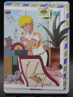 Naruto Uzumaki NRV01-PU-006L4 English Naruto Kayou Card Heavens Scroll NM - Image 1