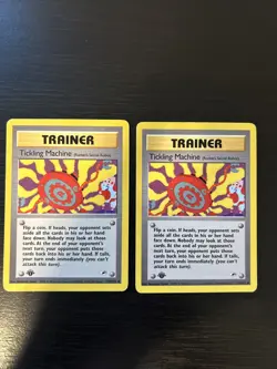 Pokemon Card - Tickling Machine Gym Heroes 119/132 Uncommon 1st Edition X2 - Image 1