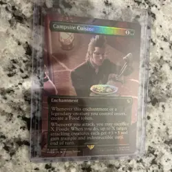Campsite Cuisine (Borderless) FOIL - FINAL FANTASY MTG: NM Free Shipping - Image 1