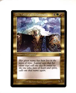 MTG The Lady of the Mountain SP/NM- Legends Magic the Gathering ~ Fast Shipping - Image 1