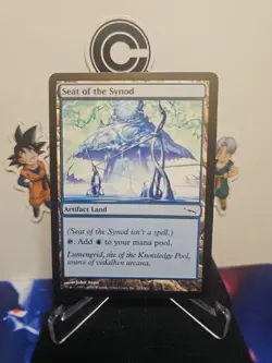 Magic the Gathering Mirrodin Artifact Land Seat of the Synod (Excellent) - Image 1