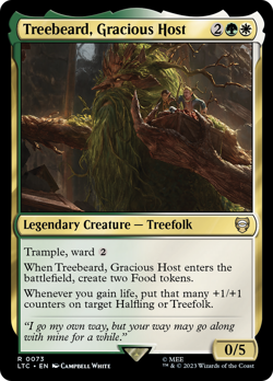Treebeard, Gracious Host #73 | NM Near Mint | LTC Lord of the Rings Magic MTG - Image 1