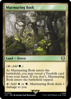 Murmuring Bosk #320 | NM Near Mint | LTC Lord of the Rings Magic MTG - Image 1