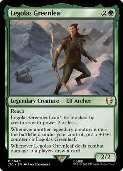 Legolas Greenleaf #40 | NM Near Mint | LTC Lord of the Rings Magic MTG - Image 1