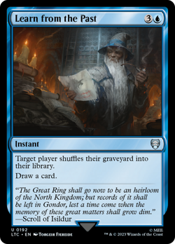 Learn from the Past #192 | NM Near Mint | LTC Lord of the Rings Magic MTG - Image 1