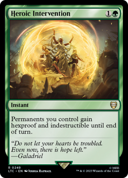Heroic Intervention #249 | NM Near Mint | LTC Lord of the Rings Magic MTG - Image 1