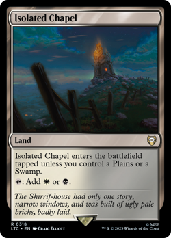 Isolated Chapel #318 | NM Near Mint | LTC Lord of the Rings Magic MTG - Image 1