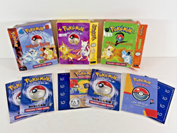 Pokemon 1999-2000 Theme Deck Boxes Lot of 3 *Empty* w/ Counters Manual - Image 1