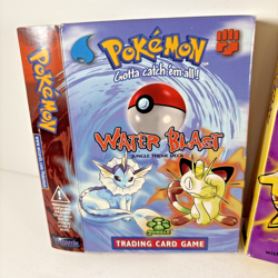 Pokemon 1999-2000 Theme Deck Boxes Lot of 3 *Empty* w/ Counters Manual - Image 2